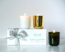 Load image into Gallery viewer, HOLIDAY FAVORITES MINI CANDLE TRIO