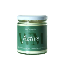 Load image into Gallery viewer, FESTIVE SOY CANDLE