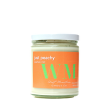 Load image into Gallery viewer, JUST PEACHY SOY CANDLE