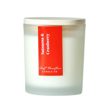 Load image into Gallery viewer, SATSUMA & CRANBERRY WOOD WICK SOY CANDLE