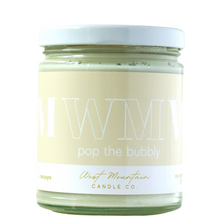 Load image into Gallery viewer, POP THE BUBBLY SOY CANDLE