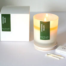 Load image into Gallery viewer, CHRISTMAS HEARTH WOOD WICK SOY CANDLE