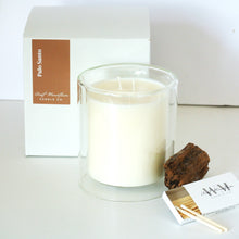 Load image into Gallery viewer, Palo Santo Double Wick Soy Candle
