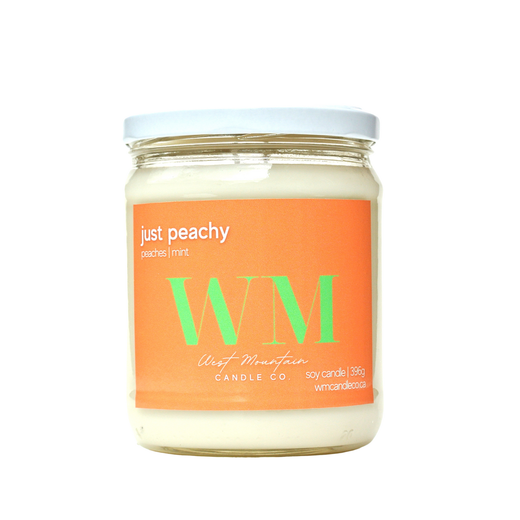 JUST PEACHY SOY CANDLE