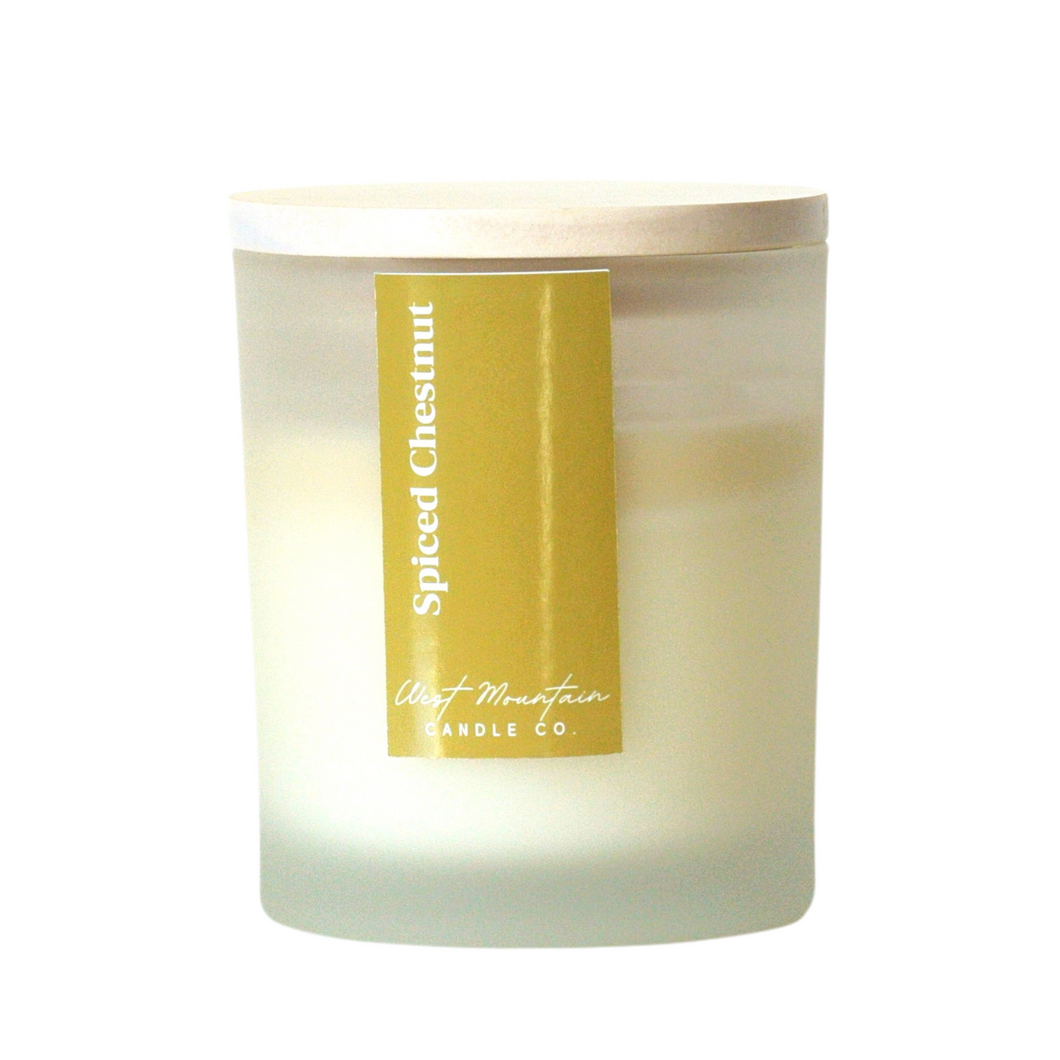 SPICED CHESTNUT WOOD WICK SOY CANDLE