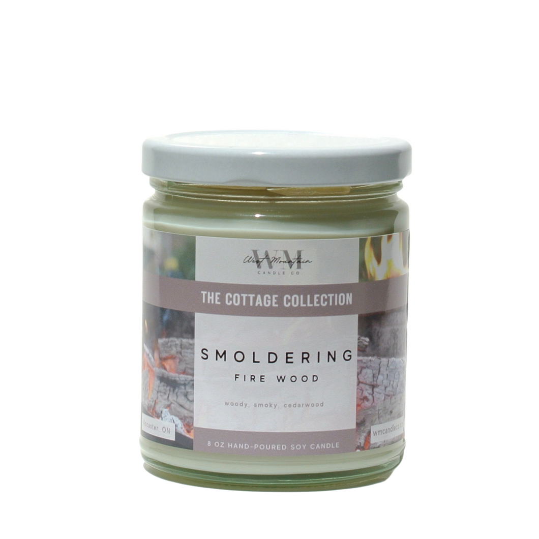 SMOLDERING FIRE WOOD SOY CANDLE