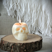 Load image into Gallery viewer, &#39;SKULLY&#39; PILLAR CANDLE

