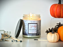 Load image into Gallery viewer, &#39;SPOOKY SEASON&#39; HALLOWEEN SOY CANDLE
