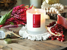 Load image into Gallery viewer, POMEGRANATE WOOD WICK SOY CANDLE
