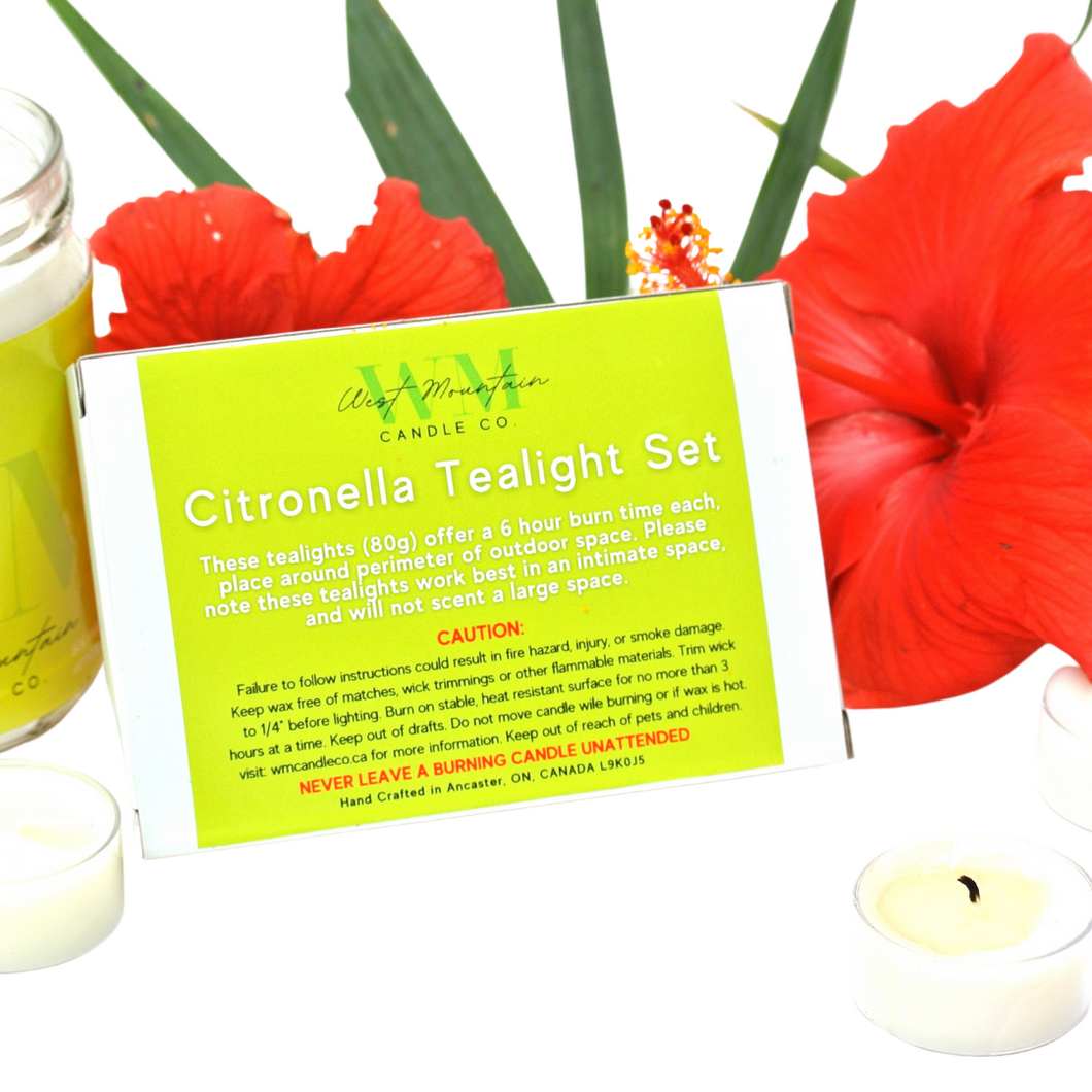 CITRONELLA TEALIGHT SET